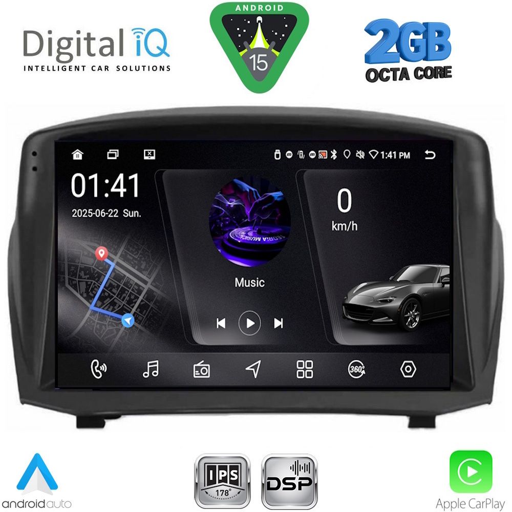 DIGITAL IQ RSF 4154B_CPA (9inc) MULTIMEDIA TABLET for FORD FIESTA mod. 2008-2017 DIGITAL IQ RSF 4154B_CPA (9inc) MULTIMEDIA TABLET for FORD FIESTA mod. 2008-2017