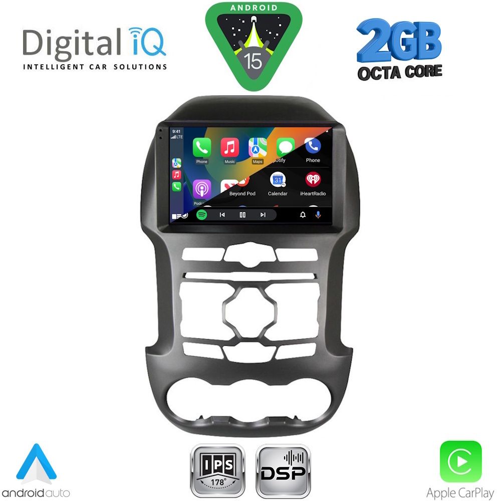 DIGITAL IQ RSF 4171S_CPA (9inc) MULTIMEDIA TABLET for FORD RANGER mod. 2011-2015 DIGITAL IQ RSF 4171S_CPA (9inc) MULTIMEDIA TABLET for FORD RANGER mod. 2011-2015