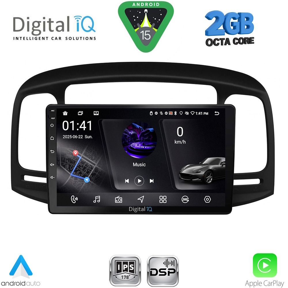 DIGITAL IQ RSF 4249BL_CPA (9inc) MULTIMEDIA TABLET for HYUNDAI ACCENT mod. 2005-2012 (BLACK) DIGITAL IQ RSF 4249BL_CPA (9inc) MULTIMEDIA TABLET for HYUNDAI ACCENT mod. 2005-2012 (BLACK)
