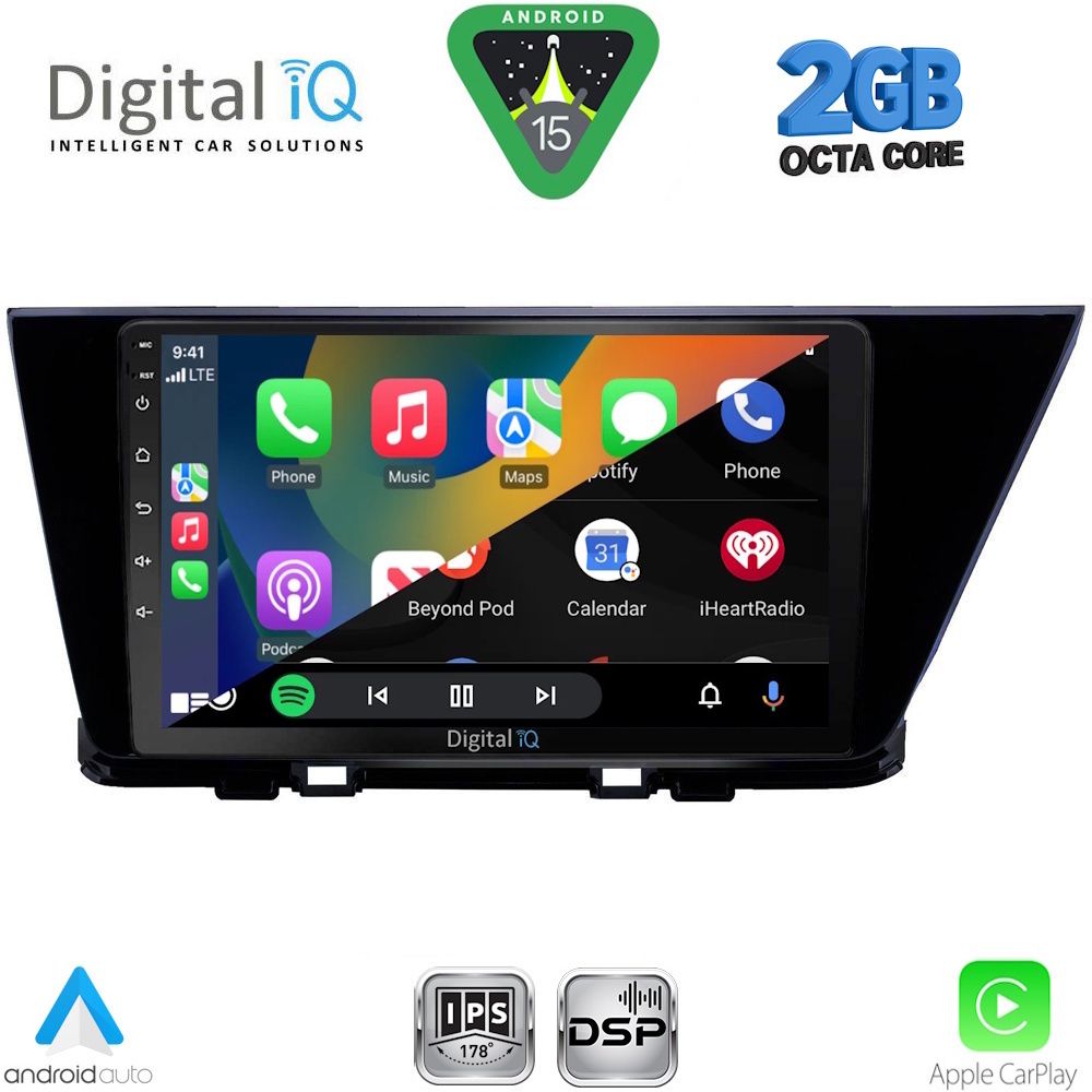 DIGITAL IQ RSF 4305_CPA (9inc) MULTIMEDIA TABLET for KIA NIRO mod. 2017-2021 DIGITAL IQ RSF 4305_CPA (9inc) MULTIMEDIA TABLET for KIA NIRO mod. 2017-2021