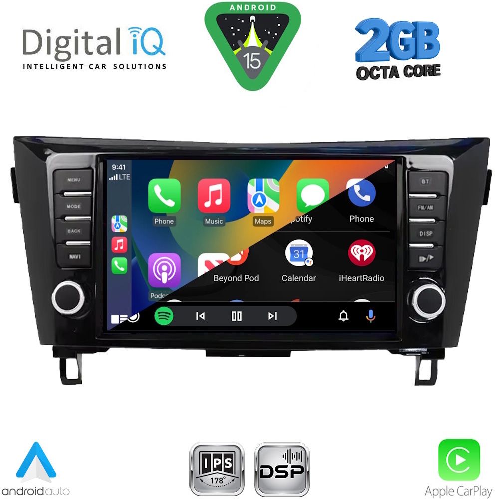 DIGITAL IQ RSF 4467_CPA (9inc) MULTIMEDIA TABLET for NISSAN QASHQAI - XTRAIL mod. 2014-2021 DIGITAL IQ RSF 4467_CPA (9inc) MULTIMEDIA TABLET for NISSAN QASHQAI - XTRAIL mod. 2014-2021