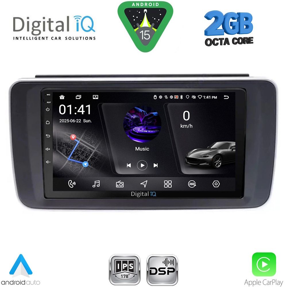 DIGITAL IQ RSF 4473_CPA (9inc) MULTIMEDIA TABLET for NISSAN LEAF mod. 2018-2026 DIGITAL IQ RSF 4473_CPA (9inc) MULTIMEDIA TABLET for NISSAN LEAF mod. 2018-2026