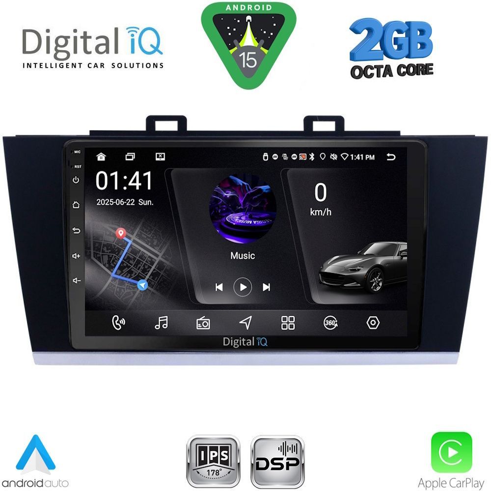 DIGITAL IQ RSF 4668_CPA (9inc) MULTIMEDIA TABLET for SUBARU LEGACY - OUTBACK mod. 2014-2019 DIGITAL IQ RSF 4668_CPA (9inc) MULTIMEDIA TABLET for SUBARU LEGACY - OUTBACK mod. 2014-2019