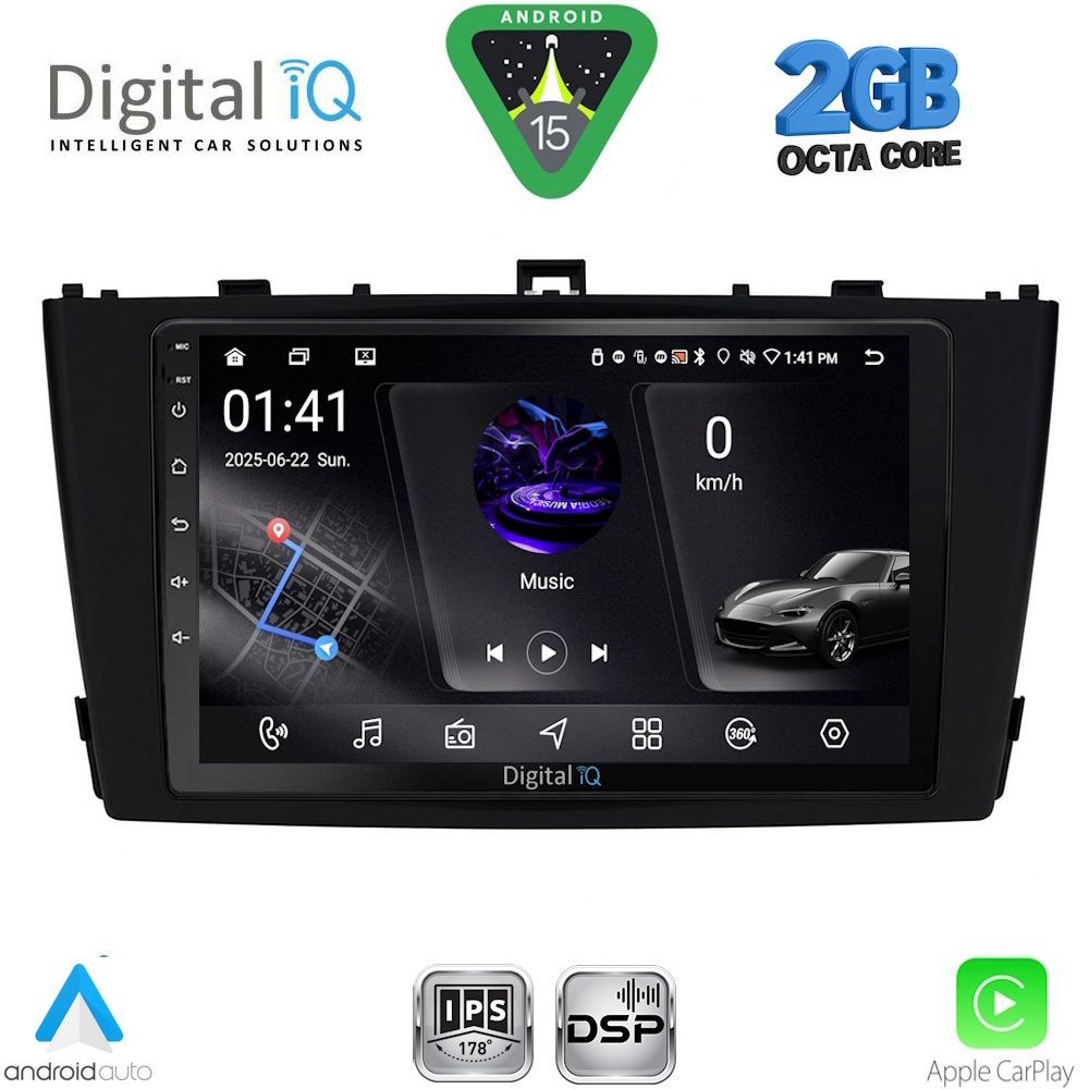 DIGITAL IQ RSF 4705BL_CPA (9inc) MULTIMEDIA TABLET for TOYOTA AVENSIS (T27) mod. 2009-2015 (BLACK) DIGITAL IQ RSF 4705BL_CPA (9inc) MULTIMEDIA TABLET for TOYOTA AVENSIS (T27) mod. 2009-2015 (BLACK)