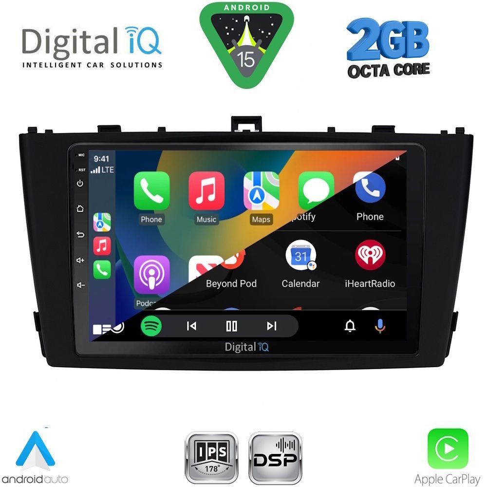 DIGITAL IQ RSF 4705BL_CPA (9inc) MULTIMEDIA TABLET for TOYOTA AVENSIS (T27) mod. 2009-2015 (BLACK) DIGITAL IQ RSF 4705BL_CPA (9inc) MULTIMEDIA TABLET for TOYOTA AVENSIS (T27) mod. 2009-2015 (BLACK)