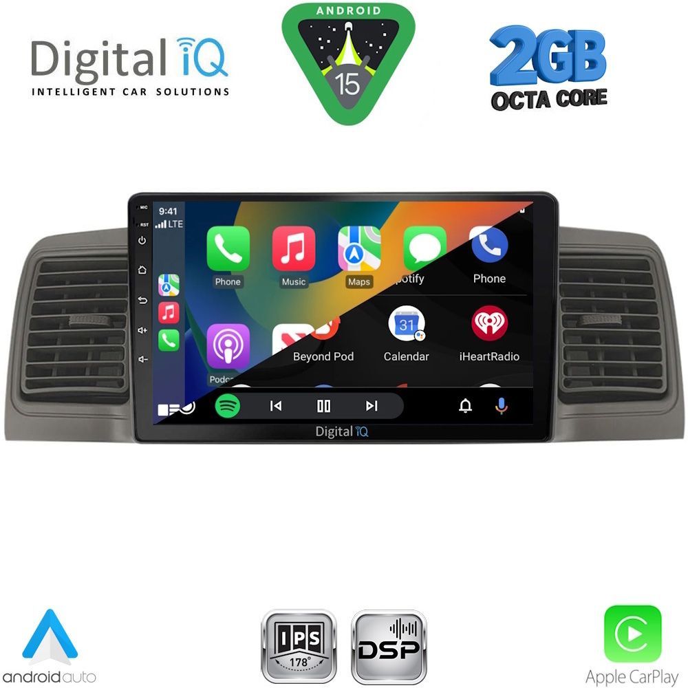 DIGITAL IQ RSF 4712GR_CPA (9inc) MULTIMEDIA TABLET for TOYOTA COROLLA mod. 2001-2006 (GREY) DIGITAL IQ RSF 4712GR_CPA (9inc) MULTIMEDIA TABLET for TOYOTA COROLLA mod. 2001-2006 (GREY)