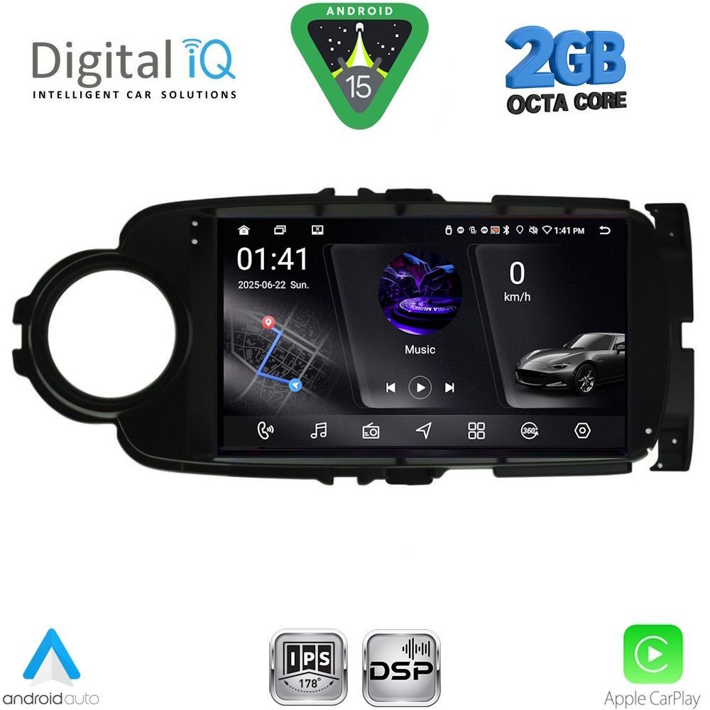 DIGITAL IQ RSF 4737BL_CPA (9inc) MULTIMEDIA TABLET for TOYOTA YARIS mod. 2011-2015 (BLACK) DIGITAL IQ RSF 4737BL_CPA (9inc) MULTIMEDIA TABLET for TOYOTA YARIS mod. 2011-2015 (BLACK)