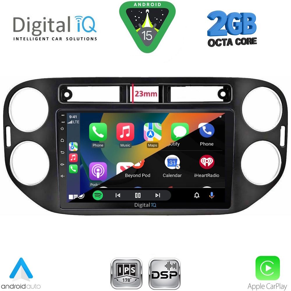 DIGITAL IQ RSF 4760BL_CPA (9inc) MULTIMEDIA TABLET for VW TIGUAN mod. 2011-2016 (BLACK) DIGITAL IQ RSF 4760BL_CPA (9inc) MULTIMEDIA TABLET for VW TIGUAN mod. 2011-2016 (BLACK)