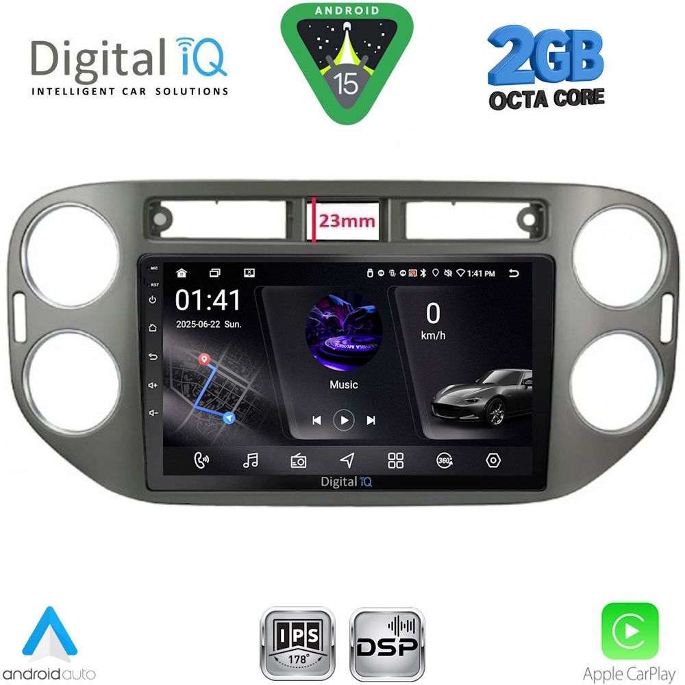 DIGITAL IQ RSF 4760GR_CPA (9inc) MULTIMEDIA TABLET for VW TIGUAN mod. 2011-2016 (GREY) DIGITAL IQ RSF 4760GR_CPA (9inc) MULTIMEDIA TABLET for VW TIGUAN mod. 2011-2016 (GREY)