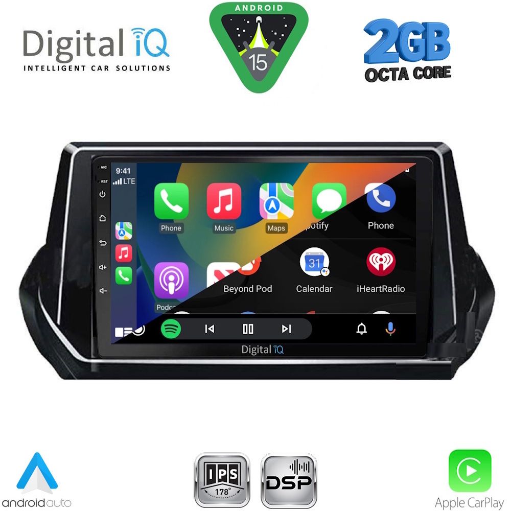 DIGITAL IQ RSF 4509_CPA (9inc) MULTIMEDIA TABLET for PEUGEOT 208 – 2008 mod. 2021-2026 DIGITAL IQ RSF 4509_CPA (9inc) MULTIMEDIA TABLET for PEUGEOT 208 – 2008 mod. 2021-2026