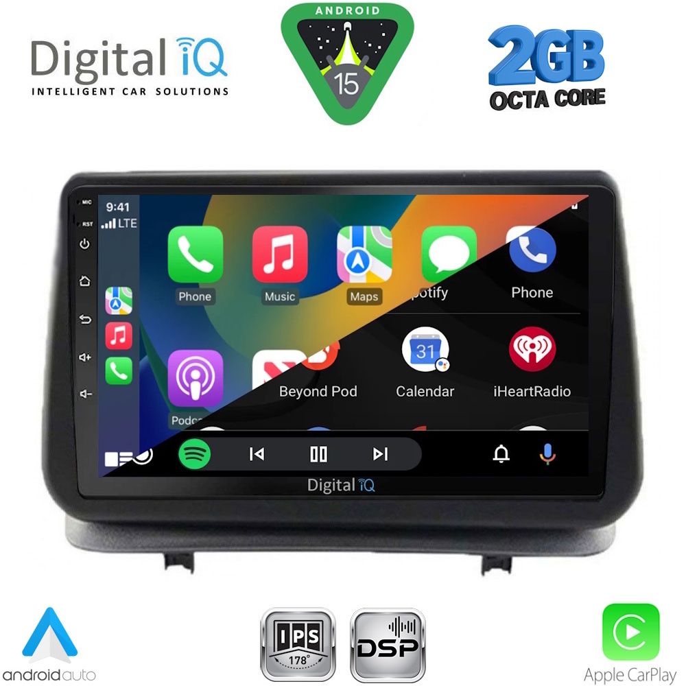 DIGITAL IQ RSF 4543_CPA (9inc) MULTIMEDIA TABLET for RENAULT CLIO mod. 2005-2011 DIGITAL IQ RSF 4543_CPA (9inc) MULTIMEDIA TABLET for RENAULT CLIO mod. 2005-2011