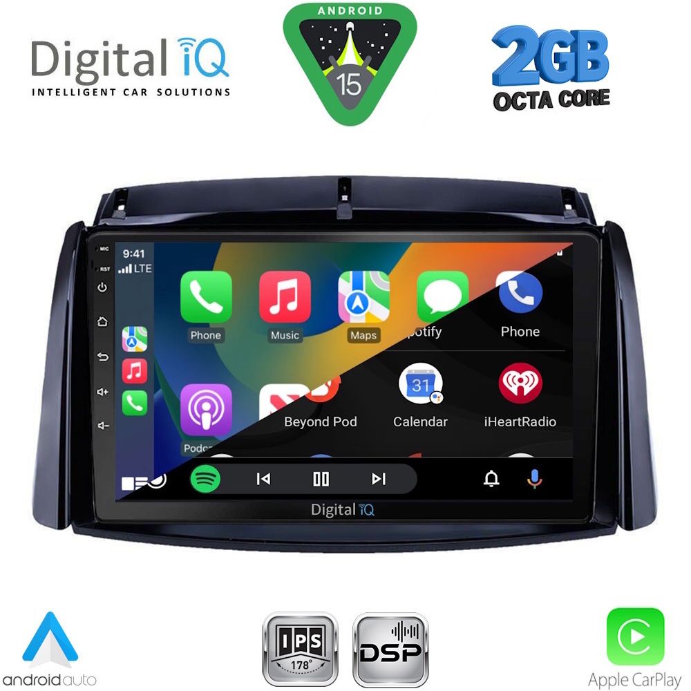 DIGITAL IQ RSF 4551_CPA (9inc) MULTIMEDIA TABLET for RENAULT KOLEOS mod. 2006-2016 DIGITAL IQ RSF 4551_CPA (9inc) MULTIMEDIA TABLET for RENAULT KOLEOS mod. 2006-2016