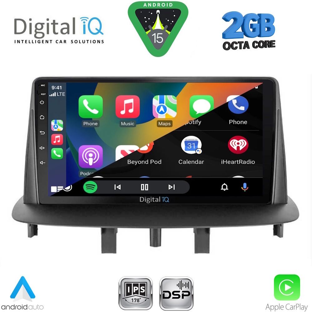 DIGITAL IQ RSF 4556_CPA (9inc) MULTIMEDIA TABLET for RENAULT MEGANE 3 mod. 2009-2016 DIGITAL IQ RSF 4556_CPA (9inc) MULTIMEDIA TABLET for RENAULT MEGANE 3 mod. 2009-2016