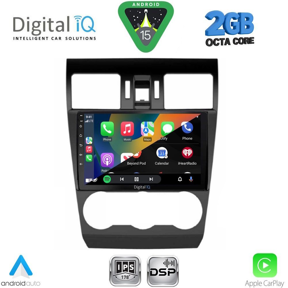 DIGITAL IQ RSF 4663_CPA (9inc) MULTIMEDIA TABLET for SUBARU FORESTER - IMPREZA - XV mod. 2013-2019 DIGITAL IQ RSF 4663_CPA (9inc) MULTIMEDIA TABLET for SUBARU FORESTER - IMPREZA - XV mod. 2013-2019