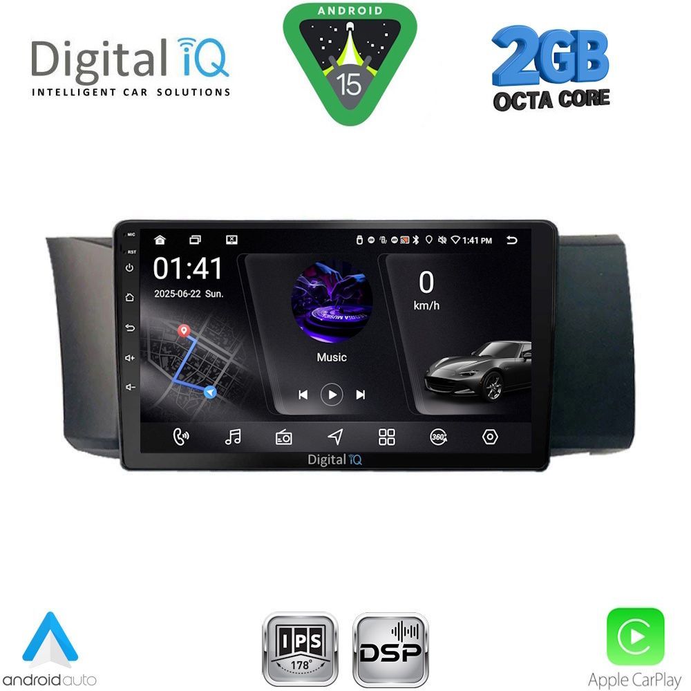 DIGITAL IQ RSF 4669_CPA (9inc) MULTIMEDIA TABLET for TOYOTA GT86 - SUBARU BRZ mod. 2012-2024 DIGITAL IQ RSF 4669_CPA (9inc) MULTIMEDIA TABLET for TOYOTA GT86 - SUBARU BRZ mod. 2012-2024