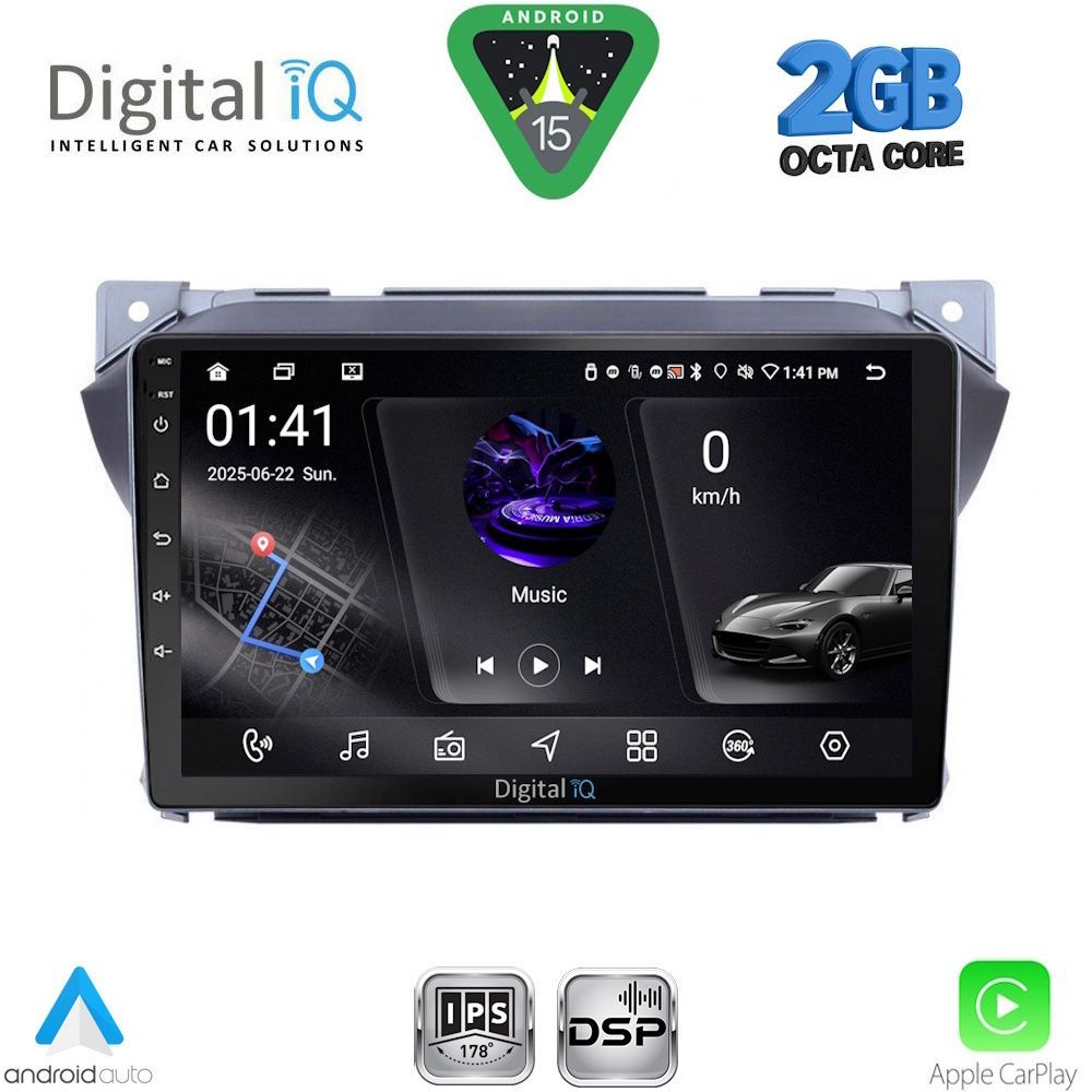 DIGITAL IQ RSF 4670_CPA (9inc) MULTIMEDIA TABLET for SUZUKI ALTO - NISSAN PIXO mod. 2009-2014 DIGITAL IQ RSF 4670_CPA (9inc) MULTIMEDIA TABLET for SUZUKI ALTO - NISSAN PIXO mod. 2009-2014