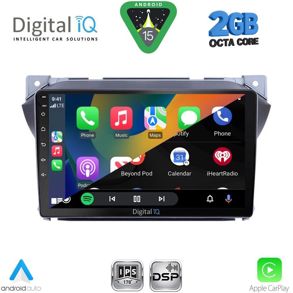 DIGITAL IQ RSF 4670_CPA (9inc) MULTIMEDIA TABLET for SUZUKI ALTO - NISSAN PIXO mod. 2009-2014 DIGITAL IQ RSF 4670_CPA (9inc) MULTIMEDIA TABLET for SUZUKI ALTO - NISSAN PIXO mod. 2009-2014
