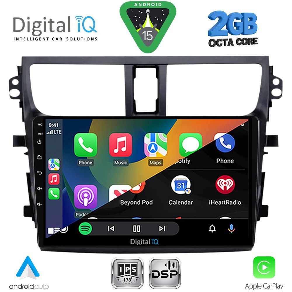 DIGITAL IQ RSF 4674_CPA (9inc) MULTIMEDIA TABLET for SUZUKI CELERIO mod. 2015-2021 DIGITAL IQ RSF 4674_CPA (9inc) MULTIMEDIA TABLET for SUZUKI CELERIO mod. 2015-2021