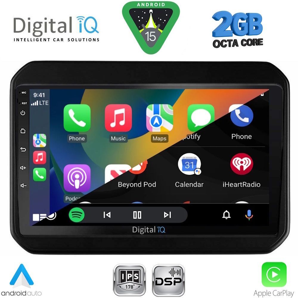 DIGITAL IQ RSF 4676_CPA (9inc) MULTIMEDIA TABLET for SUZUKI IGNIS mod. 2016-2026 DIGITAL IQ RSF 4676_CPA (9inc) MULTIMEDIA TABLET for SUZUKI IGNIS mod. 2016-2026