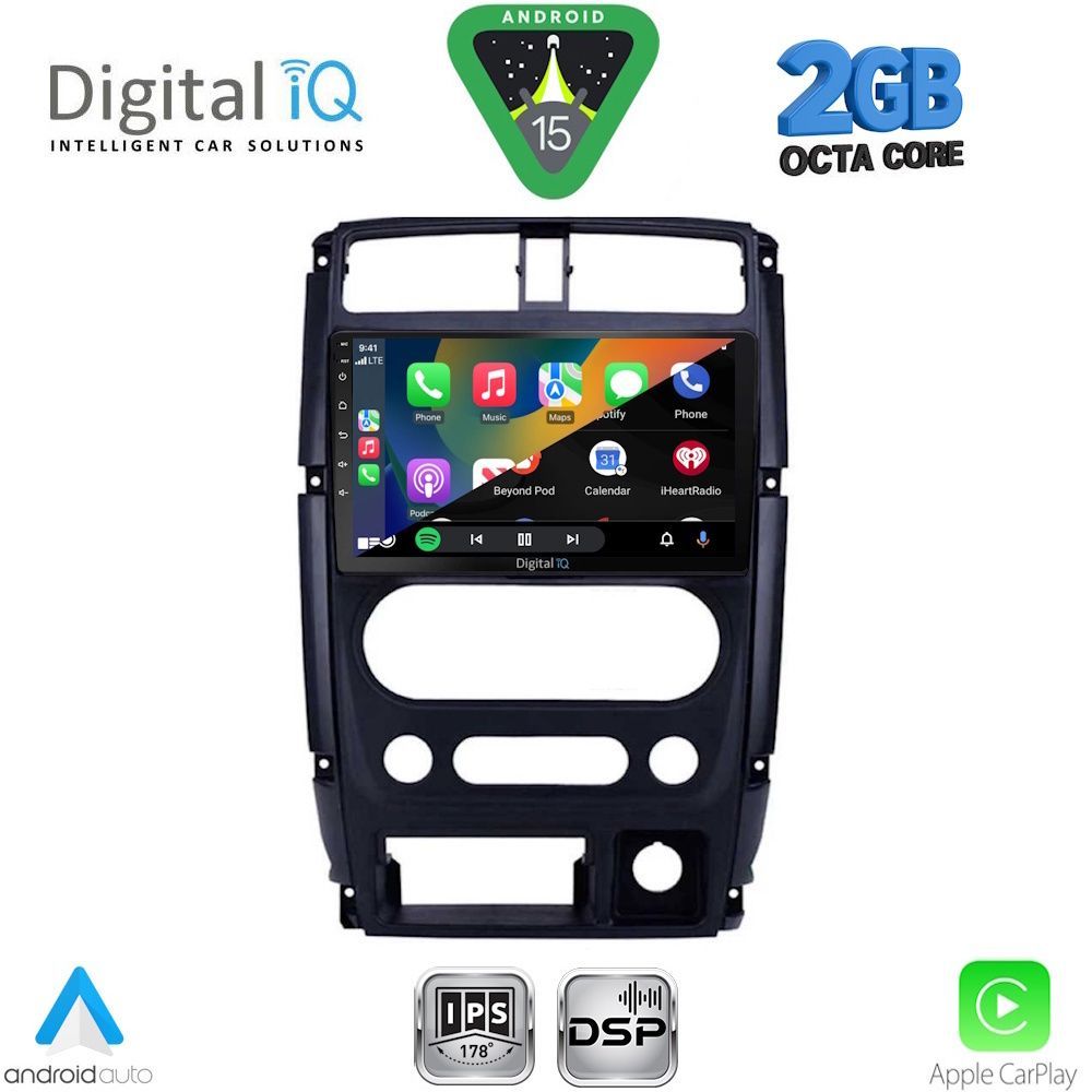DIGITAL IQ RSF 4678_CPA (9inc) MULTIMEDIA TABLET for SUZUKI JIMNY mod. 2007-2017 DIGITAL IQ RSF 4678_CPA (9inc) MULTIMEDIA TABLET for SUZUKI JIMNY mod. 2007-2017