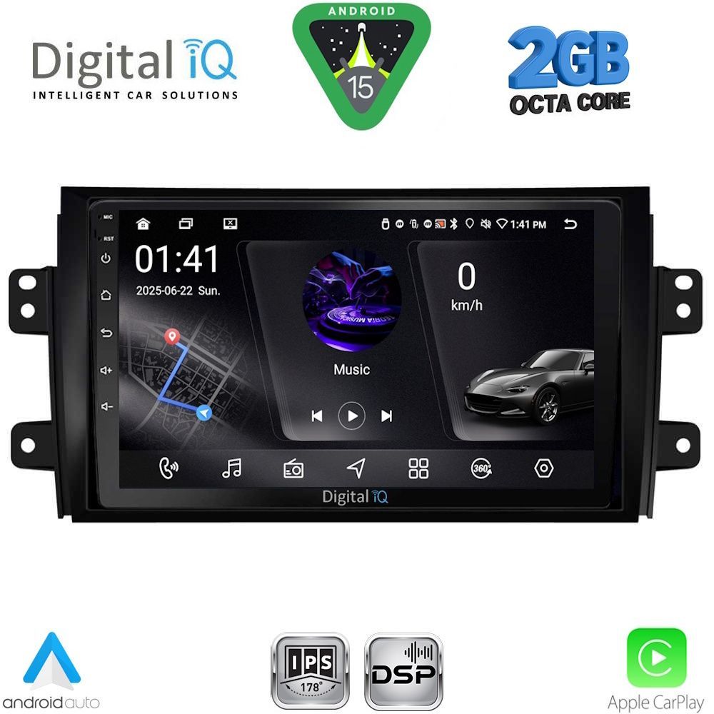 DIGITAL IQ RSF 4688_CPA (9inc) MULTIMEDIA TABLET for FIAT SEDICI – SUZUKI SX4 mod. 2005-2013 DIGITAL IQ RSF 4688_CPA (9inc) MULTIMEDIA TABLET for FIAT SEDICI – SUZUKI SX4 mod. 2005-2013