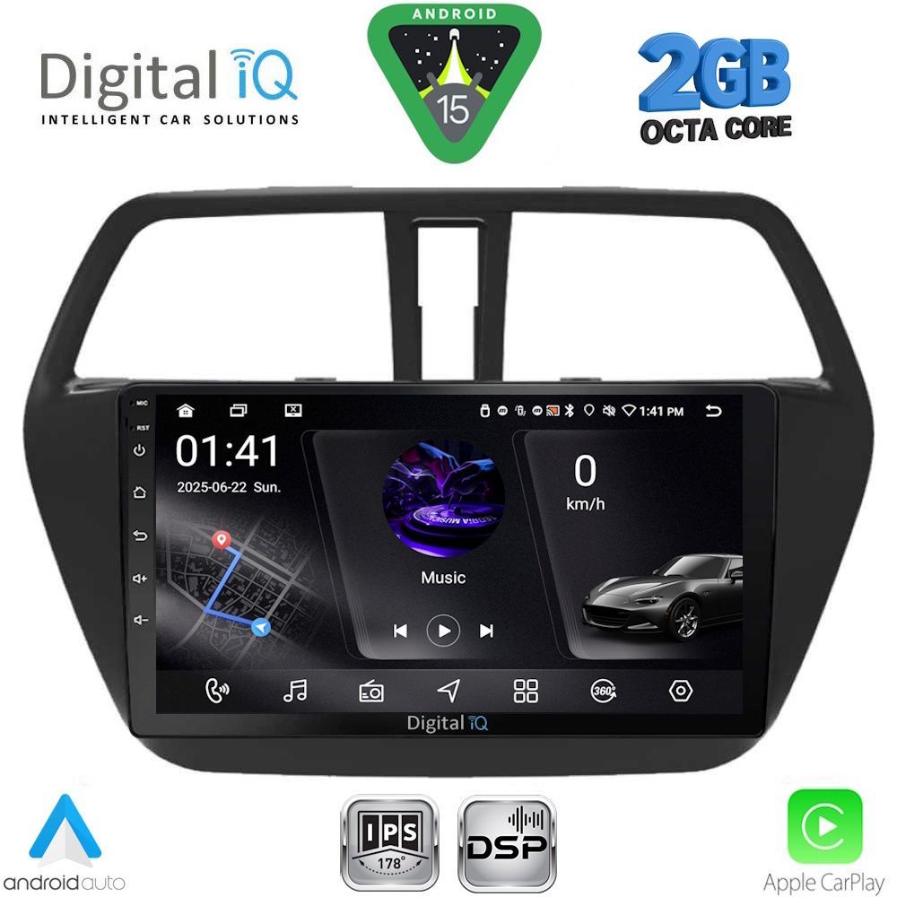 DIGITAL IQ RSF 4689_CPA (9inc) MULTIMEDIA TABLET for SUZUKI SX4 S-CROSS mod. 2014-2021 DIGITAL IQ RSF 4689_CPA (9inc) MULTIMEDIA TABLET for SUZUKI SX4 S-CROSS mod. 2014-2021