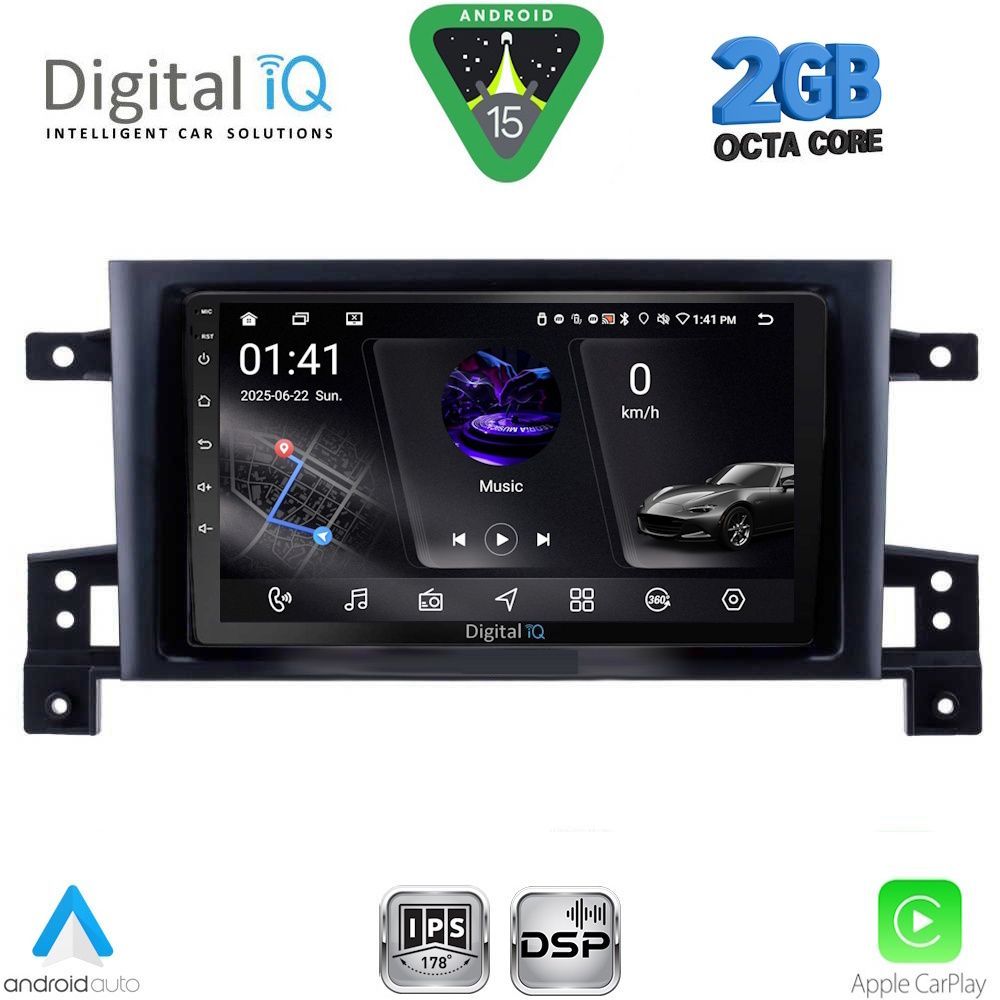 DIGITAL IQ RSF 4696_CPA (9inc) MULTIMEDIA TABLET for SUZUKI GRAND VITARA mod. 2005-2015 DIGITAL IQ RSF 4696_CPA (9inc) MULTIMEDIA TABLET for SUZUKI GRAND VITARA mod. 2005-2015