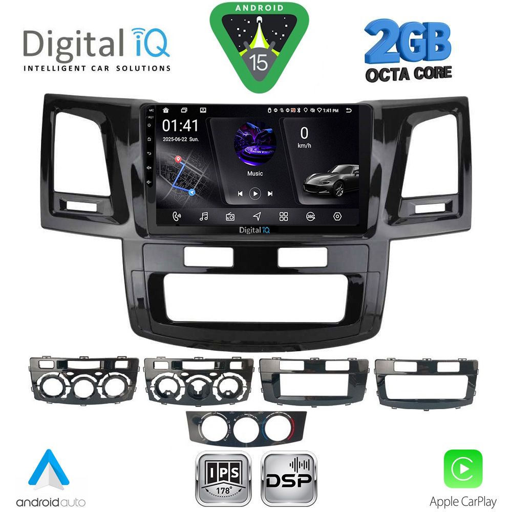 DIGITAL IQ RSF 4720_CPA (9inc) MULTIMEDIA TABLET for TOYOTA HILUX mod. 2005-2016 DIGITAL IQ RSF 4720_CPA (9inc) MULTIMEDIA TABLET for TOYOTA HILUX mod. 2005-2016