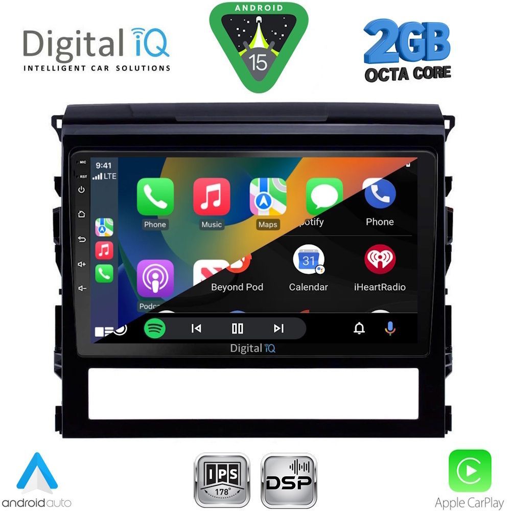 DIGITAL IQ RSF 4725_CPA (9inc) MULTIMEDIA TABLET for TOYOTA LANDCRUISER mod. 2016-2019 DIGITAL IQ RSF 4725_CPA (9inc) MULTIMEDIA TABLET for TOYOTA LANDCRUISER mod. 2016-2019