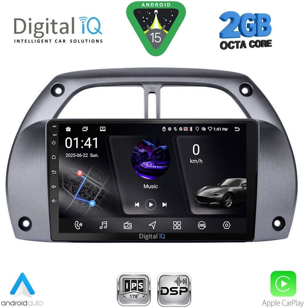 DIGITAL IQ RSF 4730_CPA A/C (9inc) MULTIMEDIA TABLET for TOYOTA RAV 4 mod. 2000-2006 DIGITAL IQ RSF 4730_CPA A/C (9inc) MULTIMEDIA TABLET for TOYOTA RAV 4 mod. 2000-2006