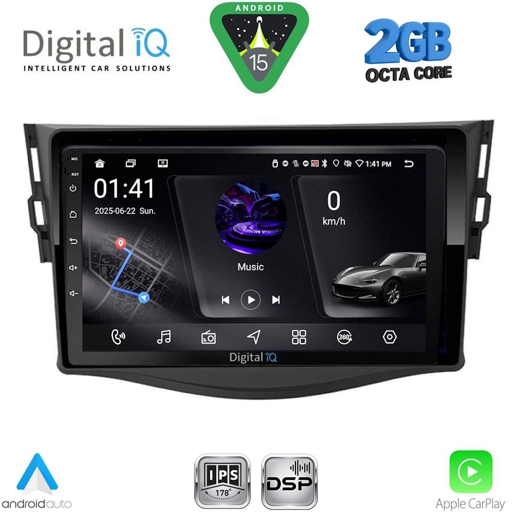 DIGITAL IQ RSF 4731_CPA (9inc) MULTIMEDIA TABLET for TOYOTA RAV 4 mod. 2006-2012 DIGITAL IQ RSF 4731_CPA (9inc) MULTIMEDIA TABLET for TOYOTA RAV 4 mod. 2006-2012