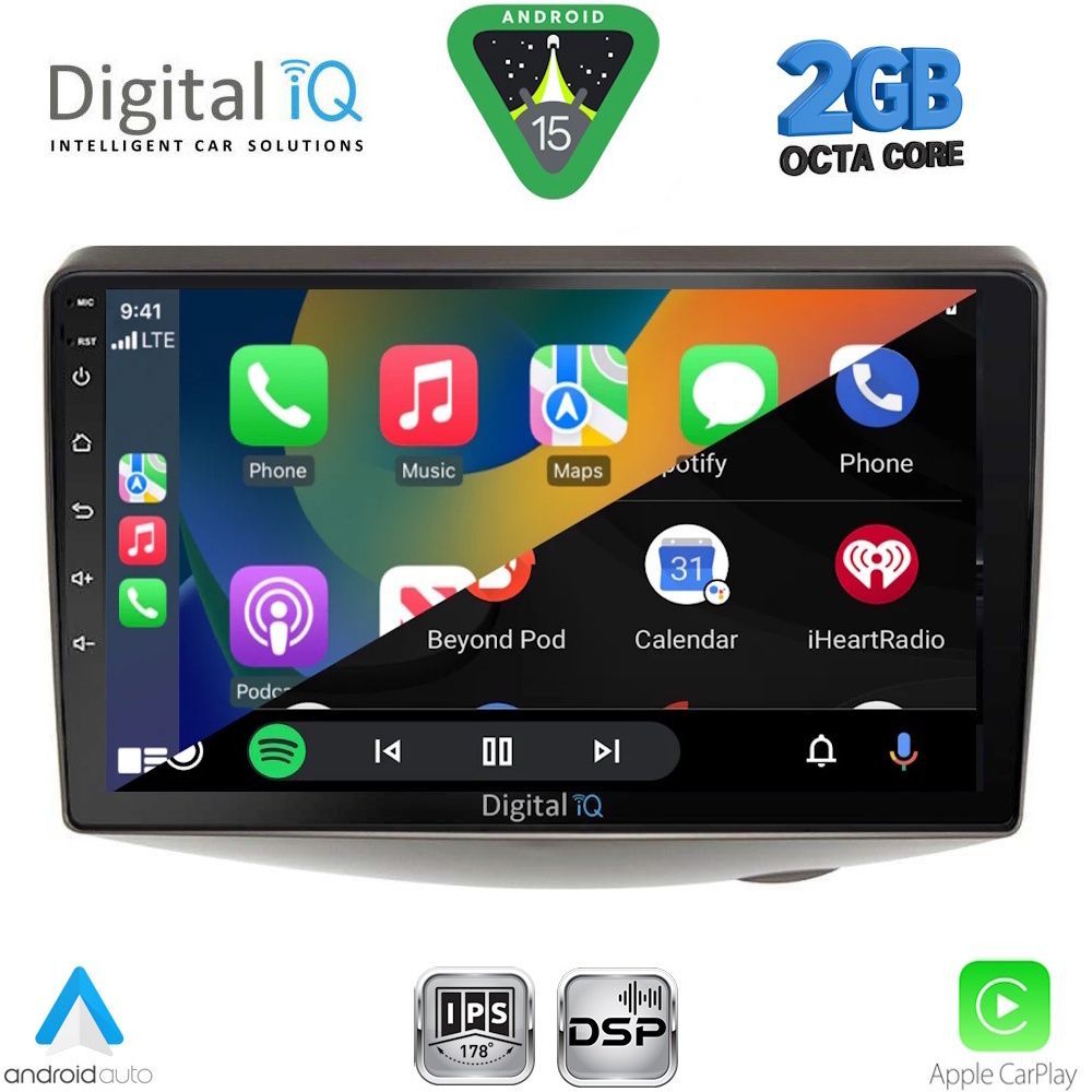 DIGITAL IQ RSF 4735_CPA (9inc) MULTIMEDIA TABLET for TOYOTA YARIS mod. 1999-2006 DIGITAL IQ RSF 4735_CPA (9inc) MULTIMEDIA TABLET for TOYOTA YARIS mod. 1999-2006