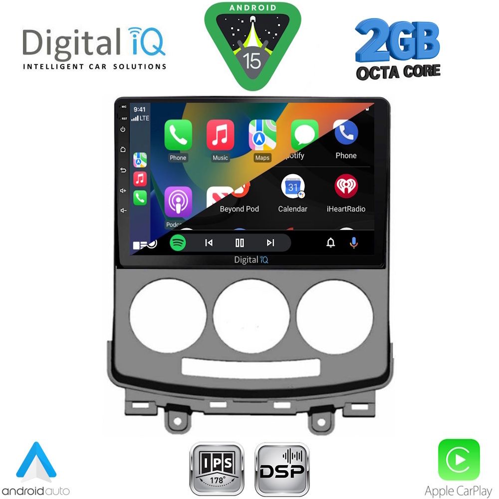 DIGITAL IQ RSF 4370_CPA (9inc) MULTIMEDIA TABLET for MAZDA 5 mod. 2004-2010 DIGITAL IQ RSF 4370_CPA (9inc) MULTIMEDIA TABLET for MAZDA 5 mod. 2004-2010