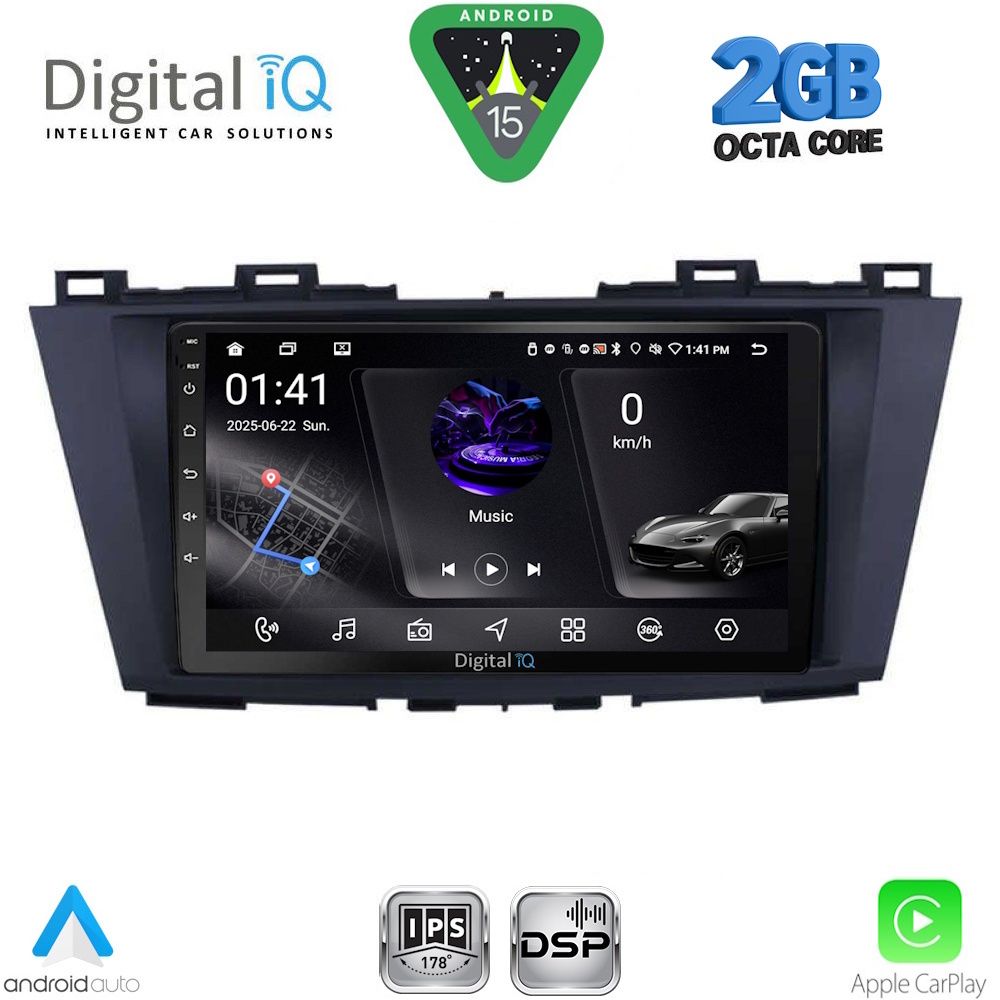 DIGITAL IQ RSF 4371_CPA (9inc) MULTIMEDIA TABLET for MAZDA 5 mod. 2011-2020 DIGITAL IQ RSF 4371_CPA (9inc) MULTIMEDIA TABLET for MAZDA 5 mod. 2011-2020