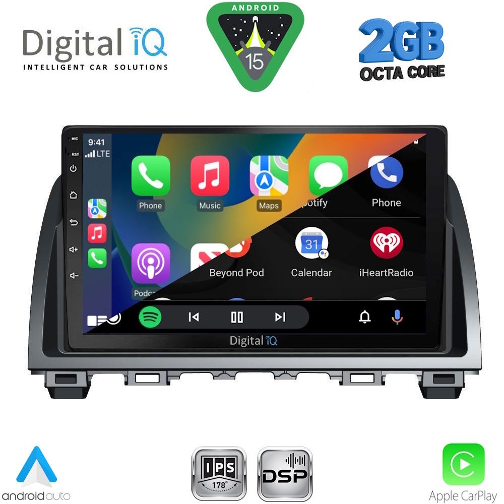 DIGITAL IQ RSF 4378_CPA (9inc) MULTIMEDIA TABLET for MAZDA 6 mod. 2012-2017 DIGITAL IQ RSF 4378_CPA (9inc) MULTIMEDIA TABLET for MAZDA 6 mod. 2012-2017