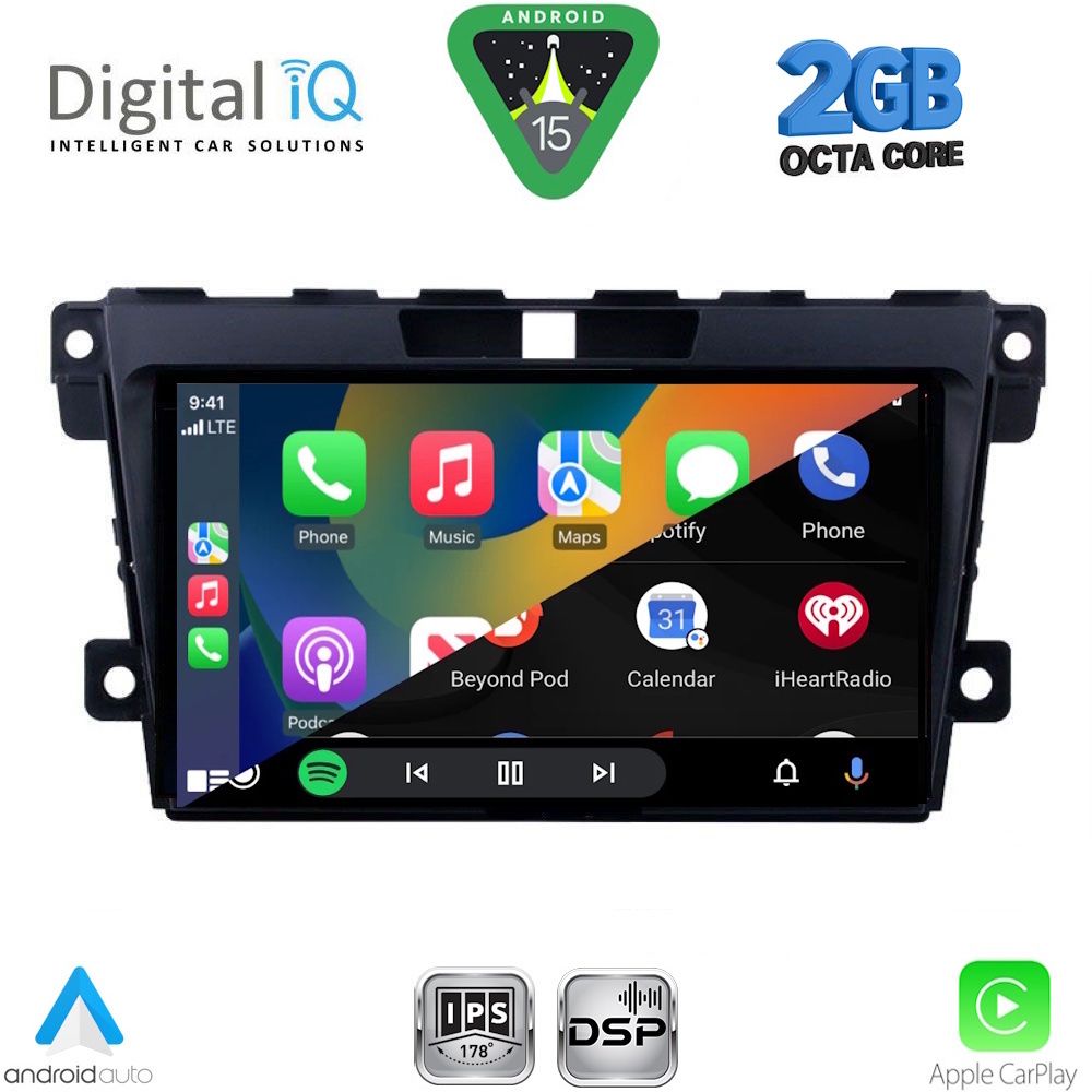 DIGITAL IQ RSF 4389_CPA (9inc) MULTIMEDIA TABLET for MAZDA CX7 mod. 2006-2012 DIGITAL IQ RSF 4389_CPA (9inc) MULTIMEDIA TABLET for MAZDA CX7 mod. 2006-2012