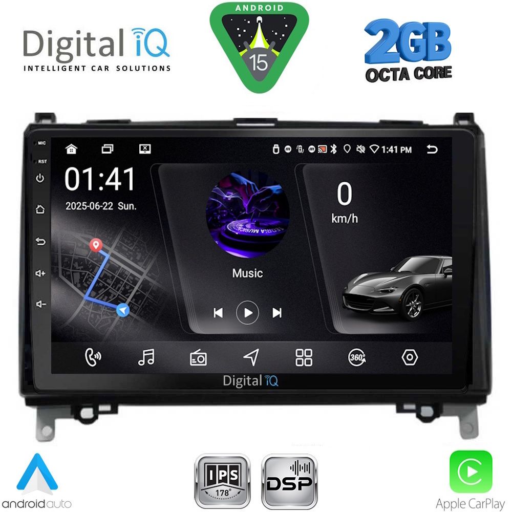 DIGITAL IQ RSF 4400_CPA (9inc) MULTIMEDIA TABLET for MERCEDES A – B -SPRINTER – VITO mod. 2007-2019 DIGITAL IQ RSF 4400_CPA (9inc) MULTIMEDIA TABLET for MERCEDES A – B -SPRINTER – VITO mod. 2007-2019