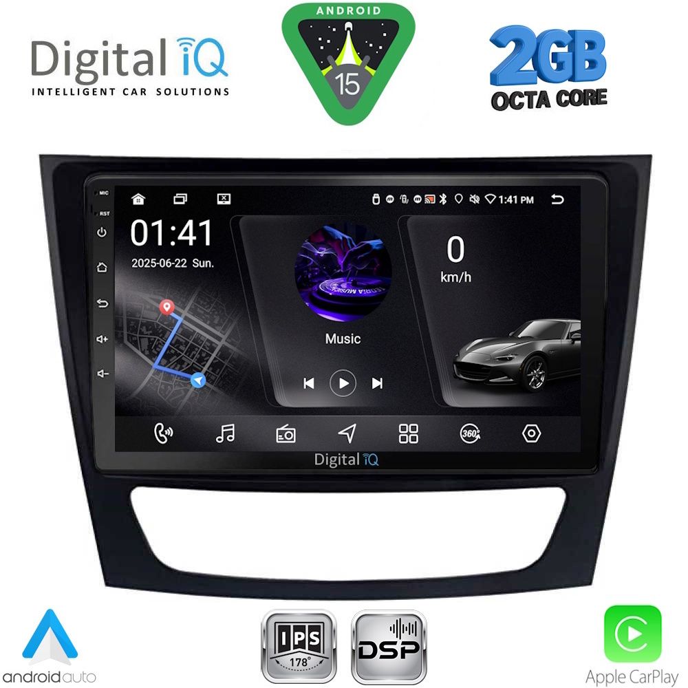 DIGITAL IQ RSF 4408_CPA (9inc) MULTIMEDIA TABLET for MERCEDES E (W211) – CLS (W219) mod. 2003-2009 DIGITAL IQ RSF 4408_CPA (9inc) MULTIMEDIA TABLET for MERCEDES E (W211) – CLS (W219) mod. 2003-2009