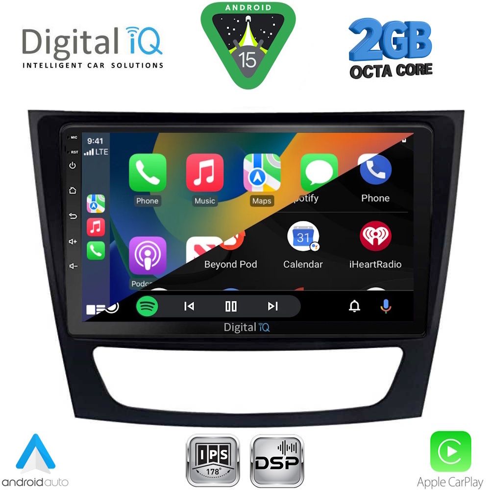 DIGITAL IQ RSF 4408_CPA (9inc) MULTIMEDIA TABLET for MERCEDES E (W211) – CLS (W219) mod. 2003-2009 DIGITAL IQ RSF 4408_CPA (9inc) MULTIMEDIA TABLET for MERCEDES E (W211) – CLS (W219) mod. 2003-2009