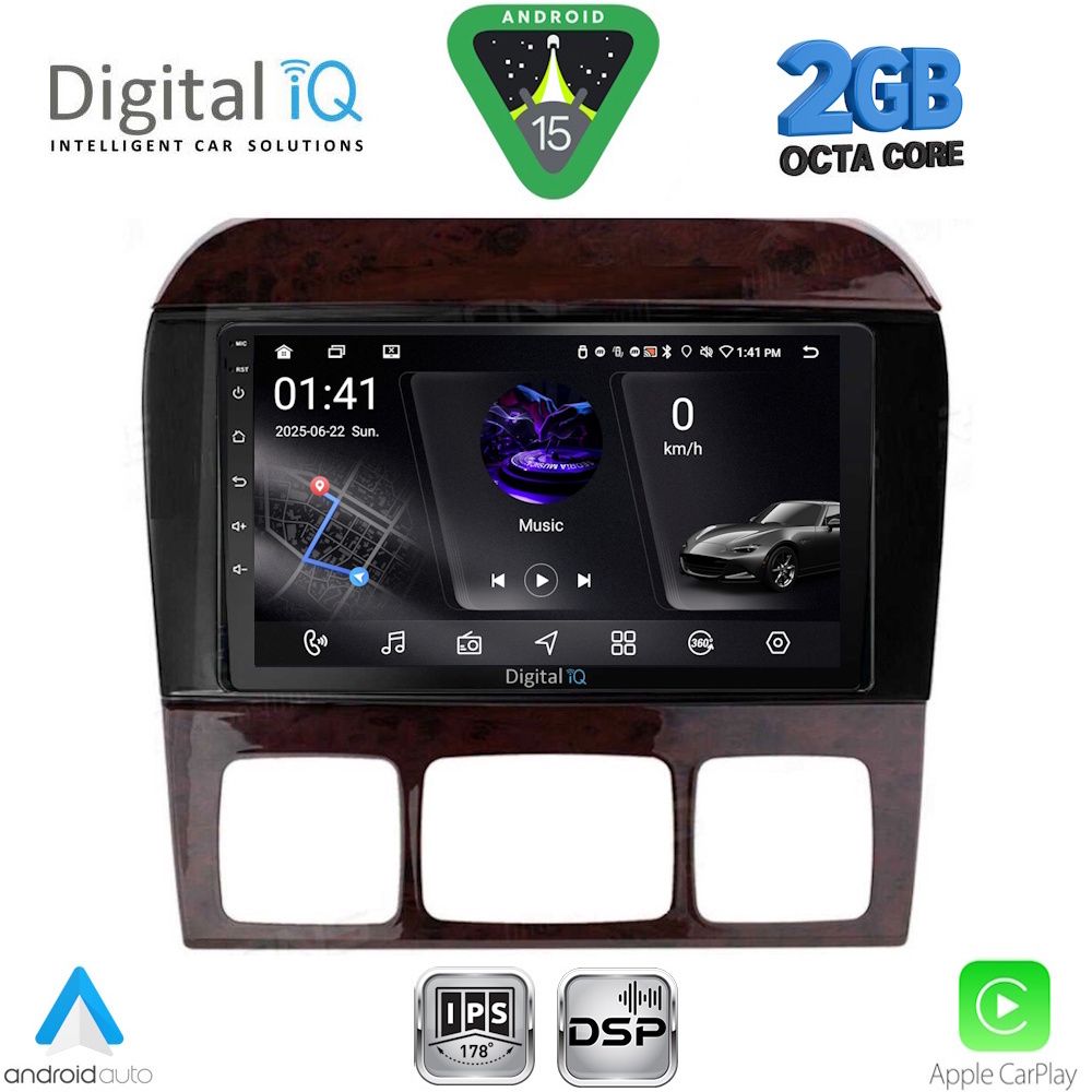 DIGITAL IQ RSF 4426_CPA (9inc) MULTIMEDIA TABLET for MERCEDES S W220 mod. 1998-2005 DIGITAL IQ RSF 4426_CPA (9inc) MULTIMEDIA TABLET for MERCEDES S W220 mod. 1998-2005