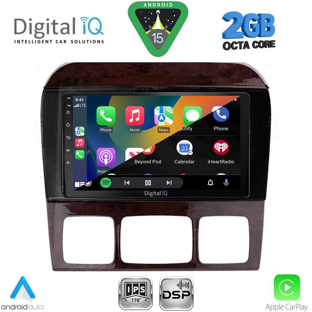 DIGITAL IQ RSF 4426_CPA (9inc) MULTIMEDIA TABLET for MERCEDES S W220 mod. 1998-2005 DIGITAL IQ RSF 4426_CPA (9inc) MULTIMEDIA TABLET for MERCEDES S W220 mod. 1998-2005