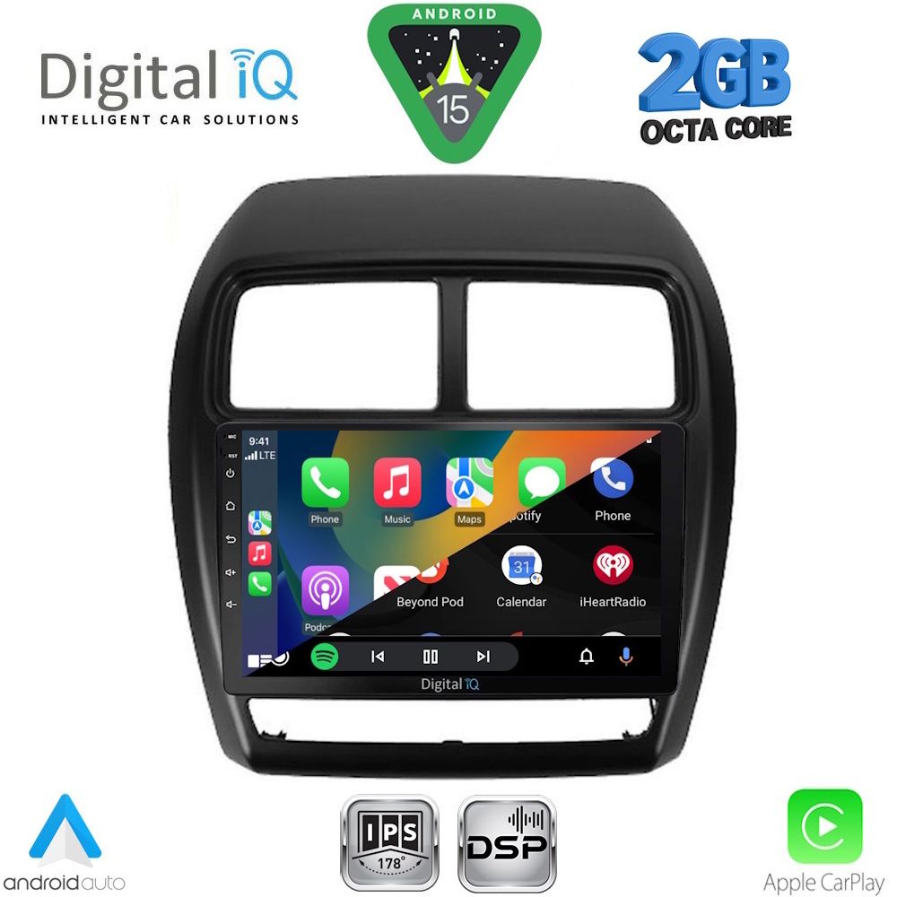 DIGITAL IQ RSF 4431_CPA (9inc) MULTIMEDIA TABLET for MITSUBISHI ASX mod. 2020-2023 DIGITAL IQ RSF 4431_CPA (9inc) MULTIMEDIA TABLET for MITSUBISHI ASX mod. 2020-2023