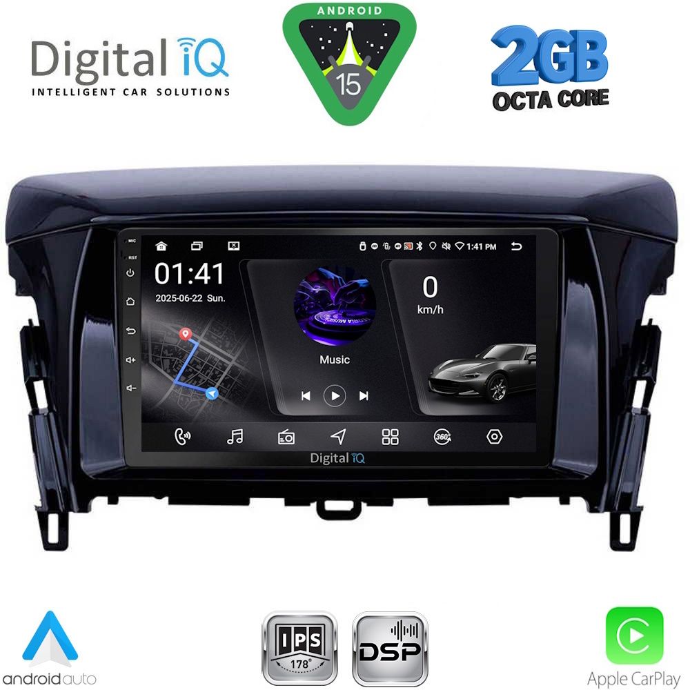 DIGITAL IQ RSF 4432_CPA (9inc) MULTIMEDIA TABLET for MITSUBISHI ECLIPSE CROSS mod. 2018-2026 DIGITAL IQ RSF 4432_CPA (9inc) MULTIMEDIA TABLET for MITSUBISHI ECLIPSE CROSS mod. 2018-2026
