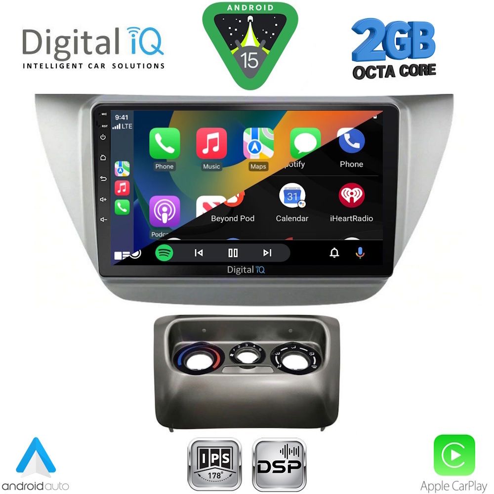 DIGITAL IQ RSF 4433_CPA (9inc) MULTIMEDIA TABLET for MITSUBISHI LANCER mod. 2000-2007 DIGITAL IQ RSF 4433_CPA (9inc) MULTIMEDIA TABLET for MITSUBISHI LANCER mod. 2000-2007
