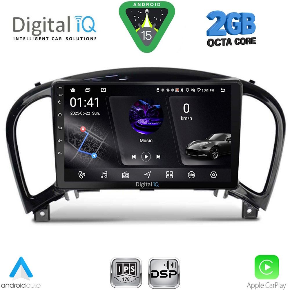 DIGITAL IQ RSF 4452_CPA (9inc) MULTIMEDIA TABLET for NISSAN JUKE mod. 2009-2020 DIGITAL IQ RSF 4452_CPA (9inc) MULTIMEDIA TABLET for NISSAN JUKE mod. 2009-2020