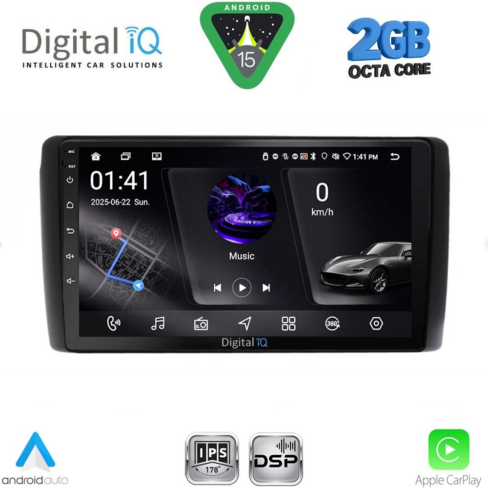 DIGITAL IQ RSF 4472_CPA (9inc) MULTIMEDIA TABLET for NISSAN LEAF mod. 2009-2017 DIGITAL IQ RSF 4472_CPA (9inc) MULTIMEDIA TABLET for NISSAN LEAF mod. 2009-2017