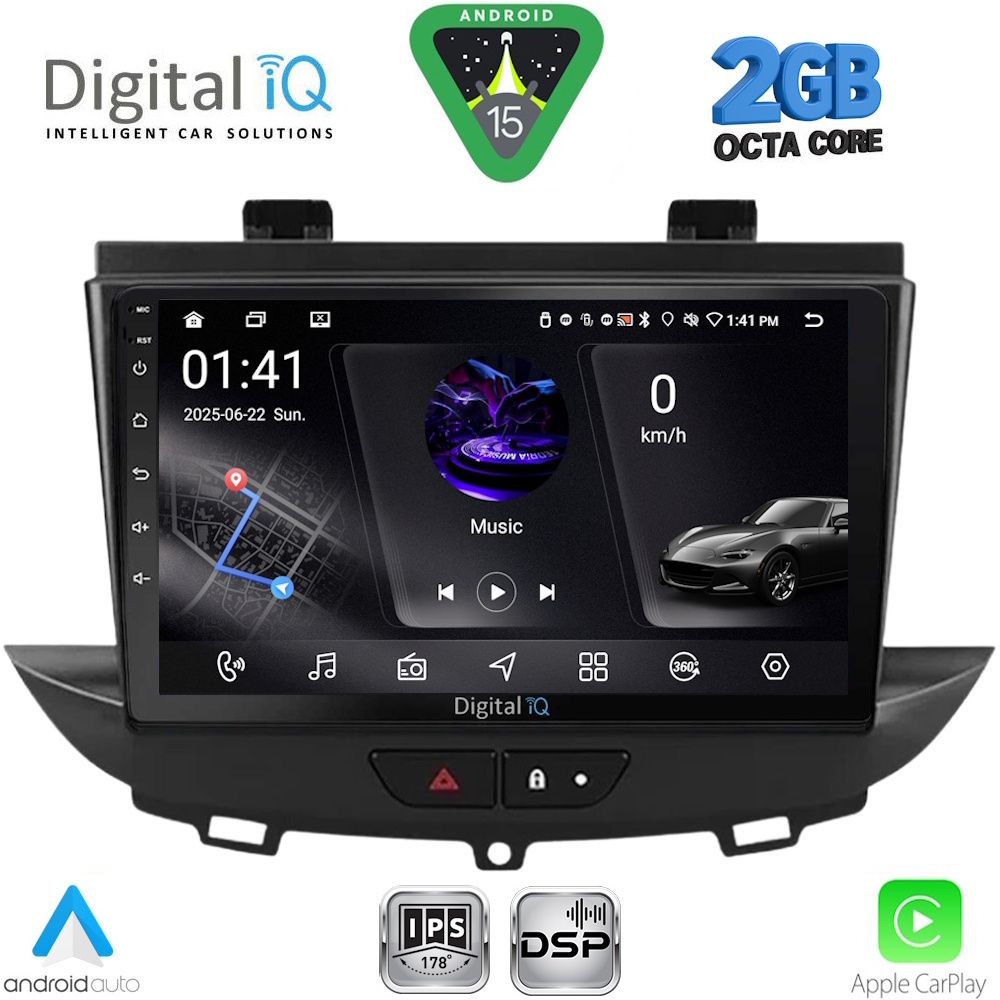 DIGITAL IQ RSF 4490_CPA (9inc) MULTIMEDIA TABLET for OPEL CROSSLAND – GRANDLAND mod. 2017-2025 DIGITAL IQ RSF 4490_CPA (9inc) MULTIMEDIA TABLET for OPEL CROSSLAND – GRANDLAND mod. 2017-2025