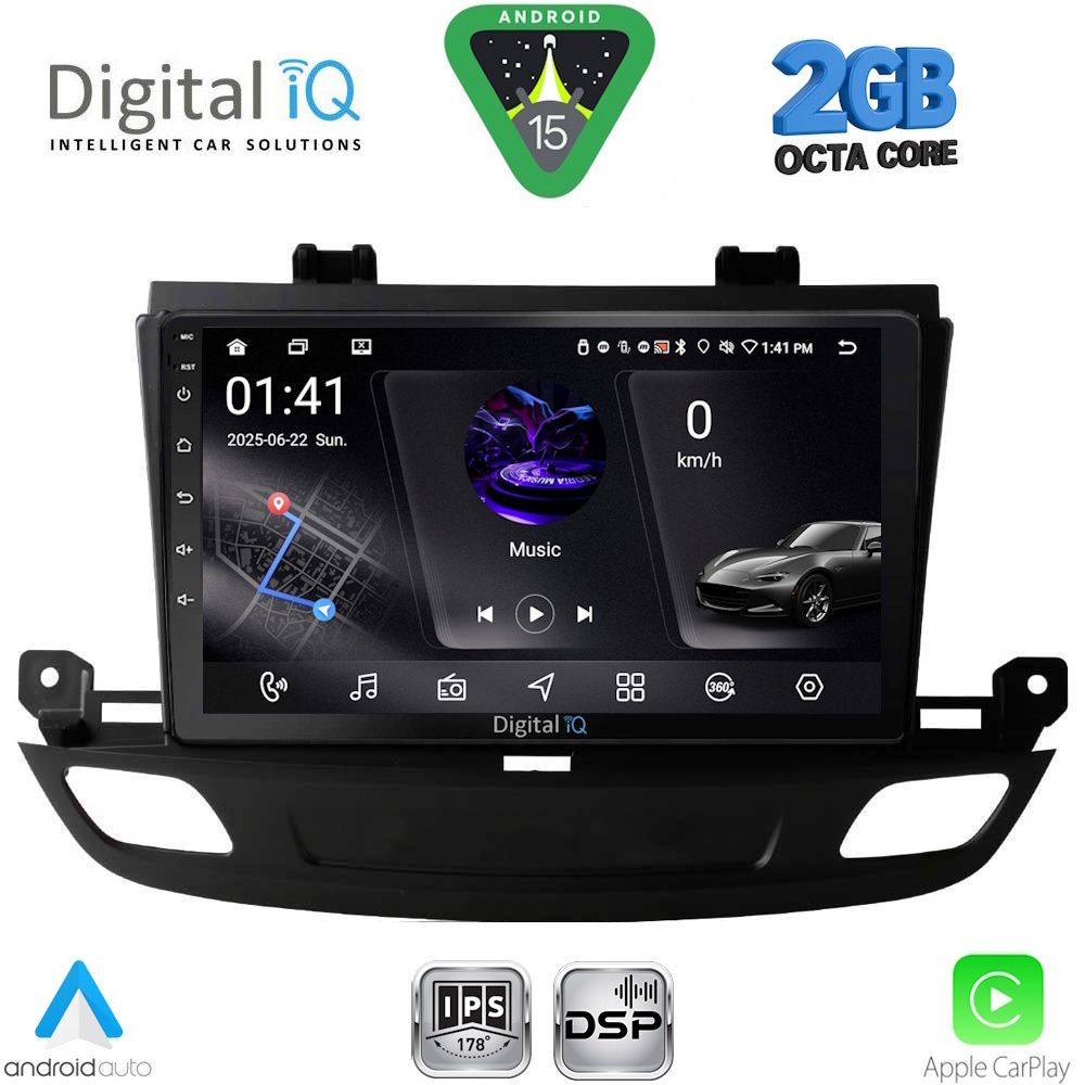 DIGITAL IQ RSF 4493_CPA (9inc) MULTIMEDIA TABLET for OPEL INSIGNIA mod. 2018-2024 DIGITAL IQ RSF 4493_CPA (9inc) MULTIMEDIA TABLET for OPEL INSIGNIA mod. 2018-2024