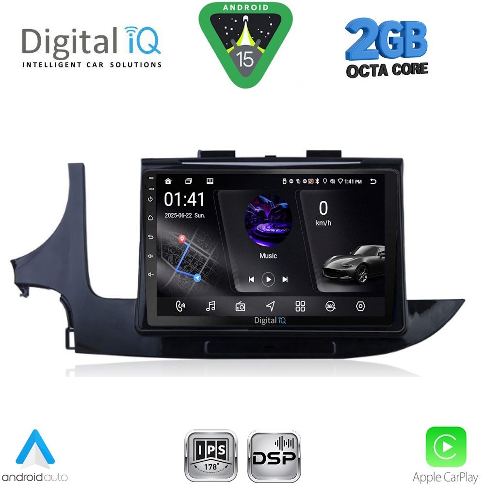 DIGITAL IQ RSF 4497_CPA (9inc) MULTIMEDIA TABLET for OPEL MOKKA mod. 2016-2021 DIGITAL IQ RSF 4497_CPA (9inc) MULTIMEDIA TABLET for OPEL MOKKA mod. 2016-2021