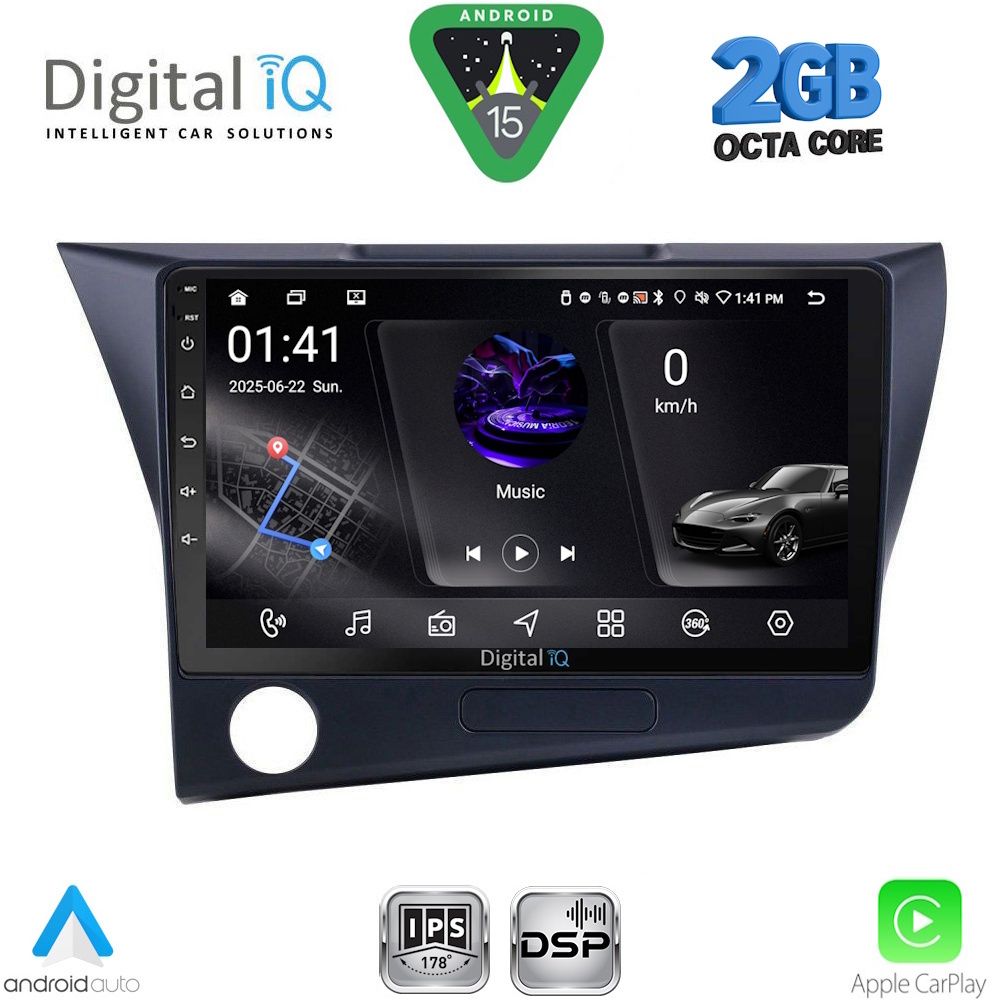 DIGITAL IQ RSF 4203_CPA (9inc) MULTIMEDIA TABLET for HONDA CRZ mod. 2010-2016 DIGITAL IQ RSF 4203_CPA (9inc) MULTIMEDIA TABLET for HONDA CRZ mod. 2010-2016
